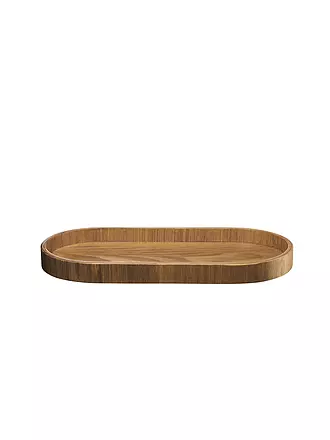 ASA SELECTION | Holztablett oval 35,5x16,5cm Weidenholz  Braun | 